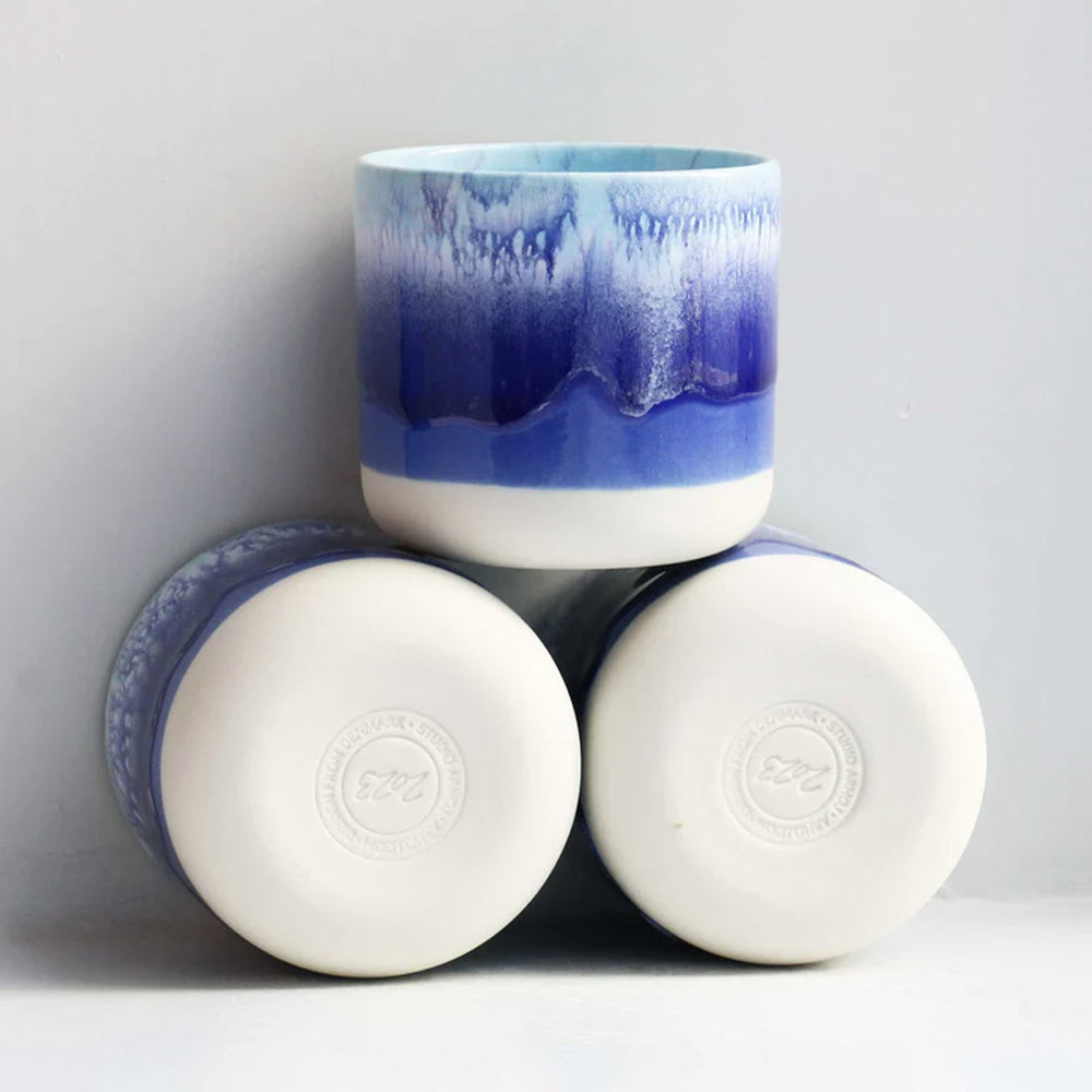 The Dolphin Blue is handmade in Denmark - meaning glaze colour and finish will never be exactly the same on any two items, but this is absolutely a part of their unique appeal.