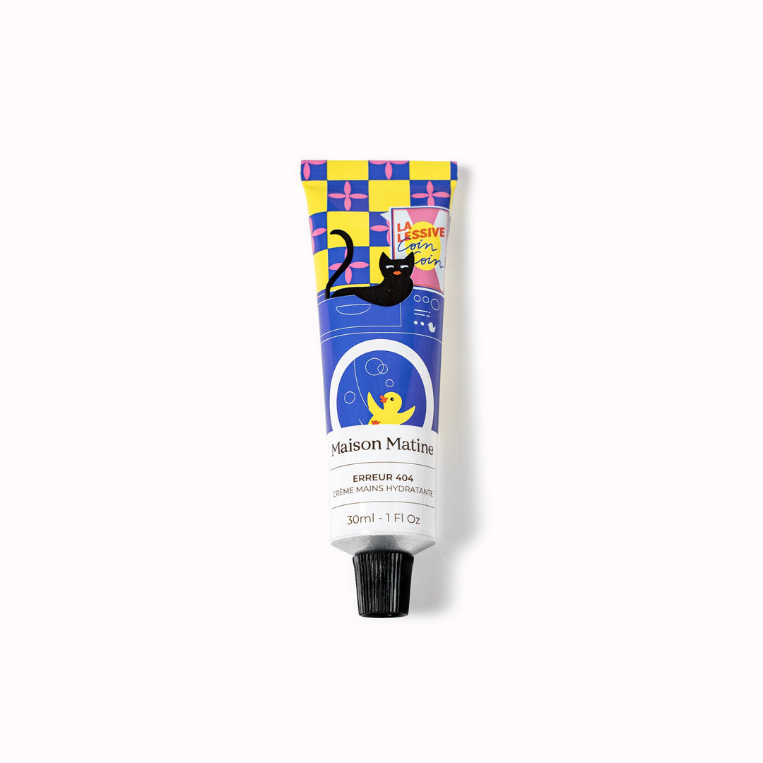 Erreur 404 moisturising hand cream is made of 96% natural ingredients including coconut oil and aloe vera. 