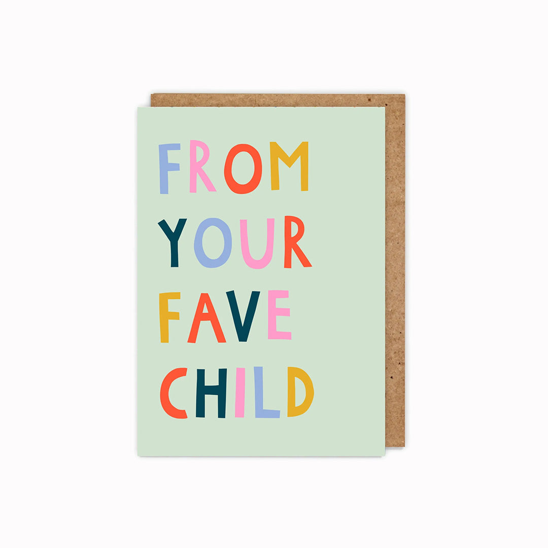 Fave Child | Mother's Day Card