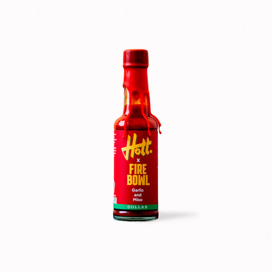 Introducing the Garlic &amp; Miso Hot Sauce, an exceptional collaboration between Hott Sauces and Fire Bowl Street Food.