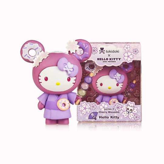 Known for its vibrant purple colour, Ube is a yam that can be used to make many kinds of yummy treats!&nbsp; Hello Kitty is all dressed up in her Ube-inspired Donutella outfit