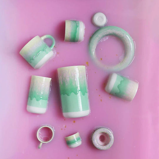 The Juicy Guava is handmade in Denmark - meaning glaze colour and finish will never be exactly the same on any two items, but this is absolutely a part of their unique appeal.