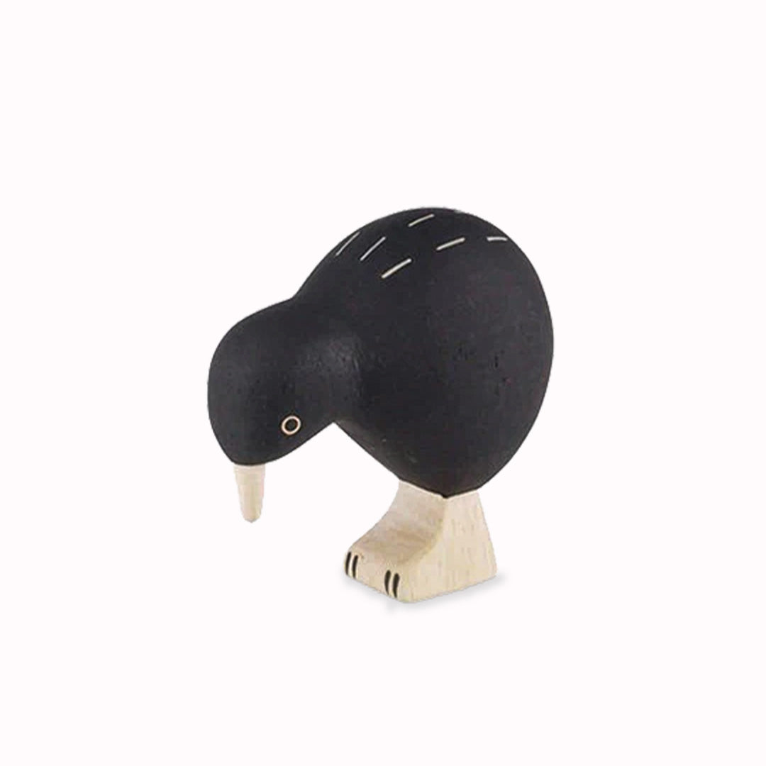 Gorgeous handmade wooden Kiwi from the Pole Pole collection by Japanese brand T-Lab.
