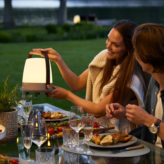 The Lite-up Play Mini Lamp by Kooduu is a remarkable combination of design and technology, offering not just illumination but also high-quality audio from JBL Sound.  This compact and portable lamp brings a touch of modern elegance to any space, with its warm white light that can be adjusted to suit the mood or setting.