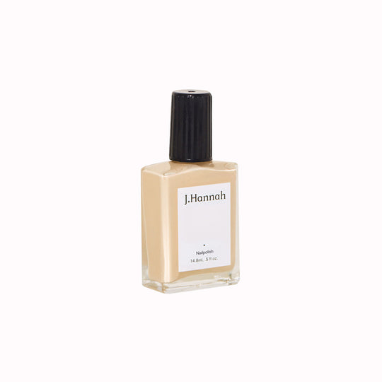Marzipan nail polish by J.Hannah is a milky cream, influenced by the creamy porcelain works of Ruth Duckworth, toasted almonds and the rich creaminess of sponge cake. 