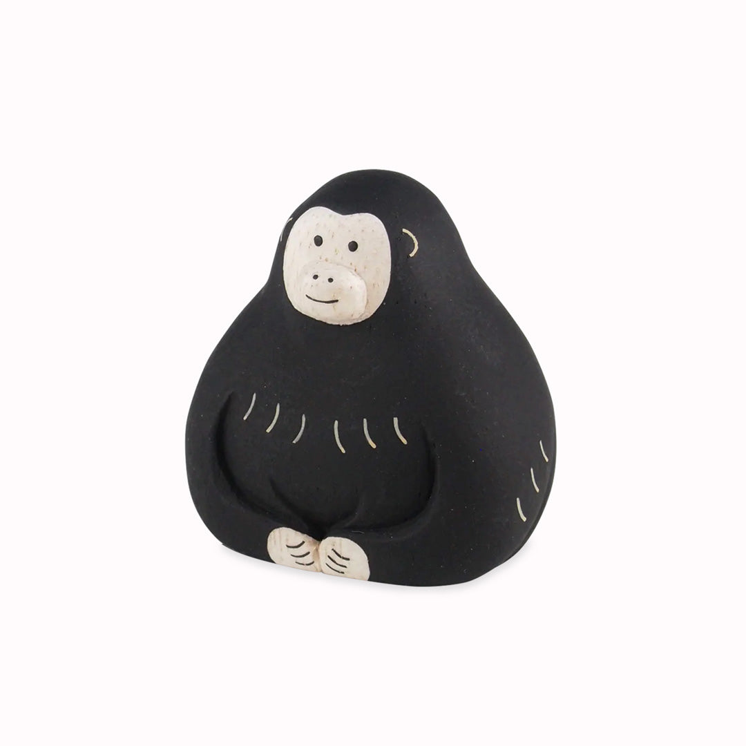 Gorgeous handmade wooden Orangutan from the Pole Pole collection by Japanese brand T-Lab.