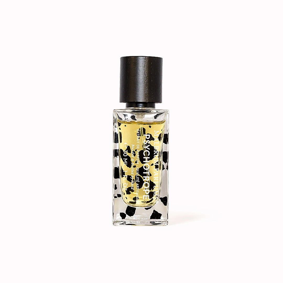 Psychotrope Extrait de Parfum by Malbrum is from their Volume 1 collection, Time Travel. A collection exploring 'down to earth' charm using ingredients sourced from the orient and Tropical Asia.