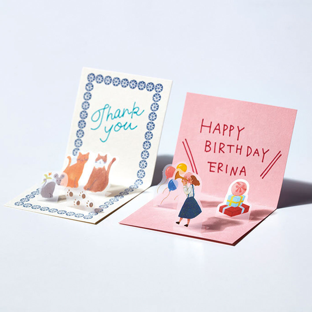 The Hitotoki Pop-up Stickers from King Jim are a delightful innovation in the world of stationery, offering a unique three-dimensional experience to decorating journals, notebooks, and greeting cards.