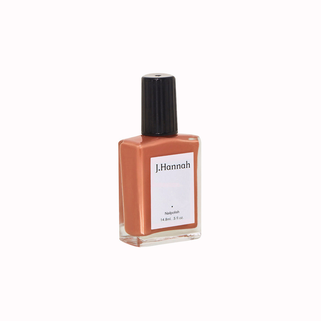 Saltillo nail polish by J.Hannah takes its influence from terracotta pots and midcentury interior tiles. Its earthy clay tone gives a subtle pop of elegant colour.