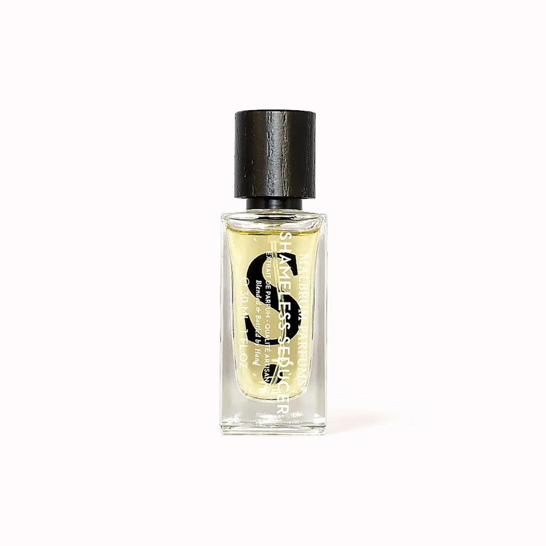 Shamless Seducer Extrait de Parfum by Malbrum is from their Volume 1 collection, Time Travel. A collection exploring 'down to earth' charm using ingredients sourced from the orient and Tropical Asia.