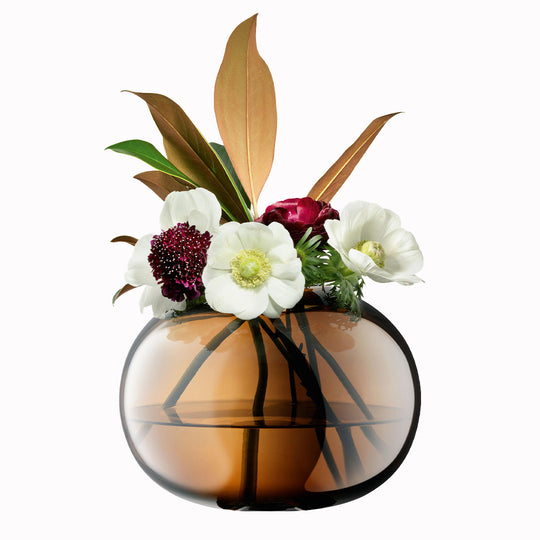 Epoque Vase | Amber Lustre | 18cm