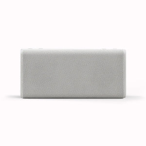 Sleek and timeless looking White Mist Bluetooth travel speaker from Urbanista. Like all Urbanista products it has a stripped back and minimal aesthetic so perfect for the style conscious.