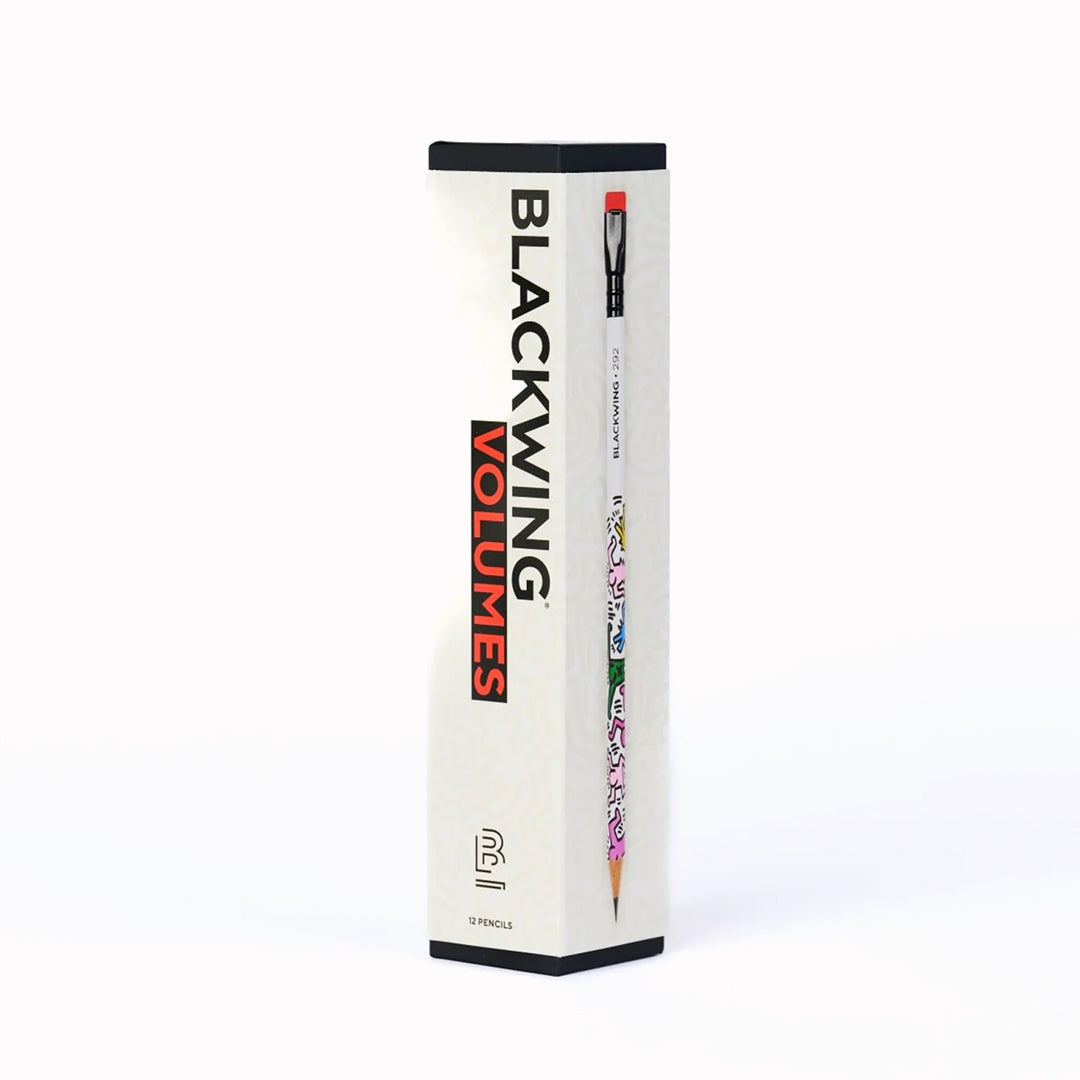 Volume 292 is Blackwing's tribute to Keith Haring. Each pencil features Haring's dancing figures and the 2B balanced graphite.