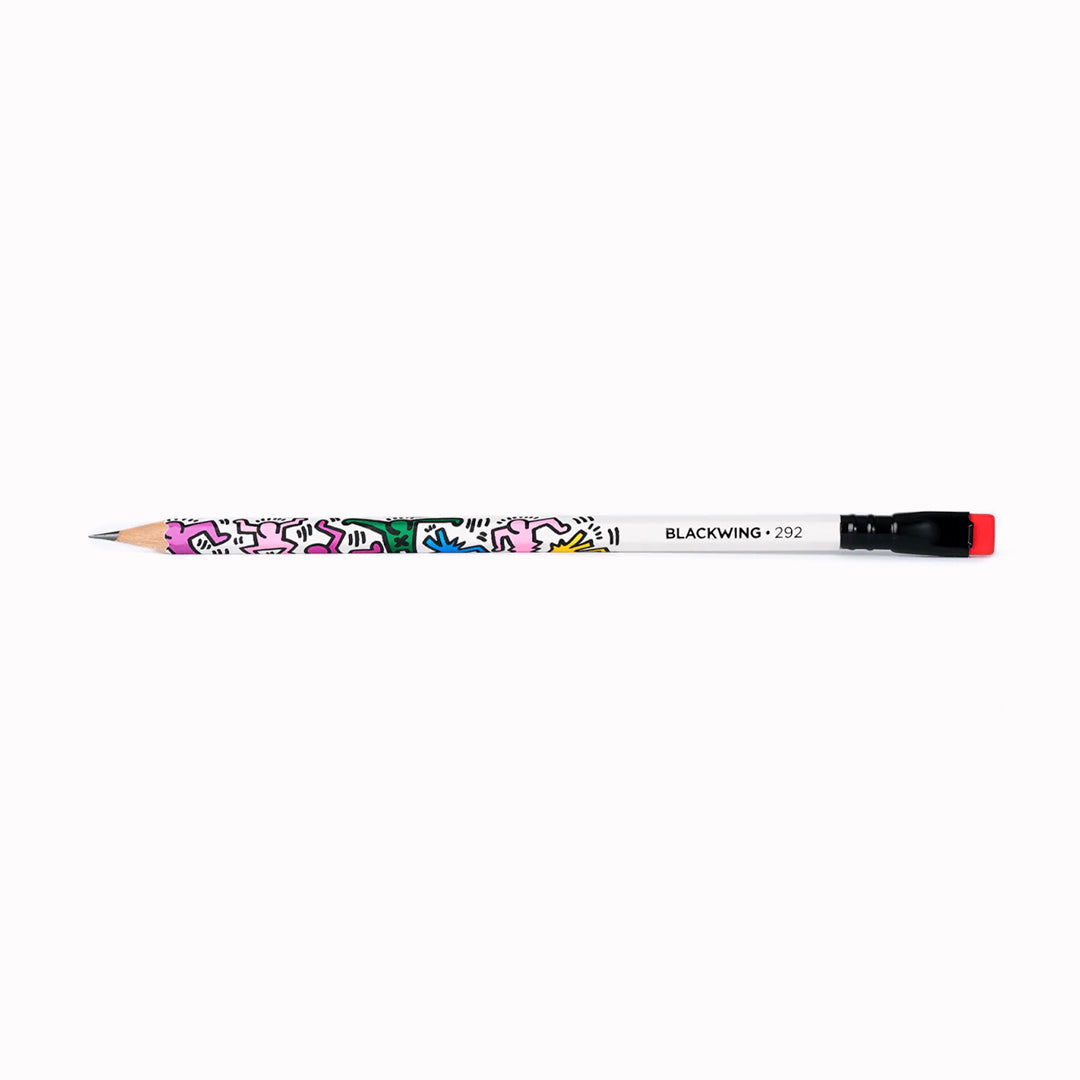 Volume 292 is Blackwing's tribute to Keith Haring. Each pencil features Haring's dancing figures and the 2B balanced graphite.