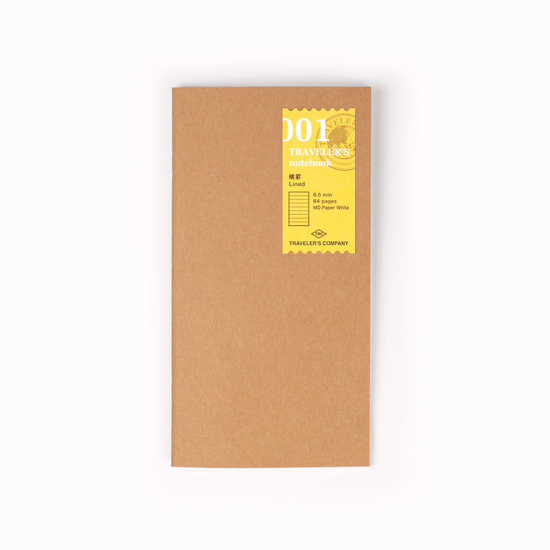 001 Refill Notebook for the iconic original Traveler's Notebook,  USTUDIO-UK stockist of quality Japanese stationery. 