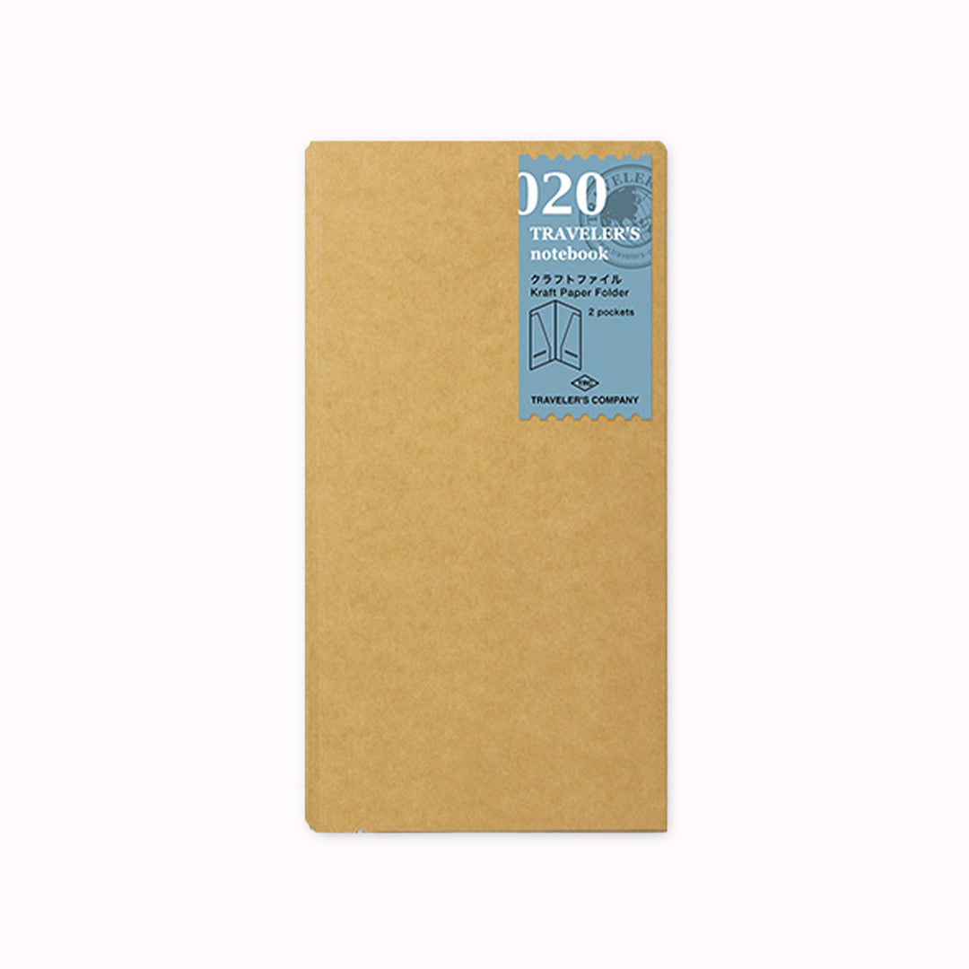 020 Refill Folder for the iconic original Traveler's Notebook,  USTUDIO-UK stockist of quality Japanese stationery. 