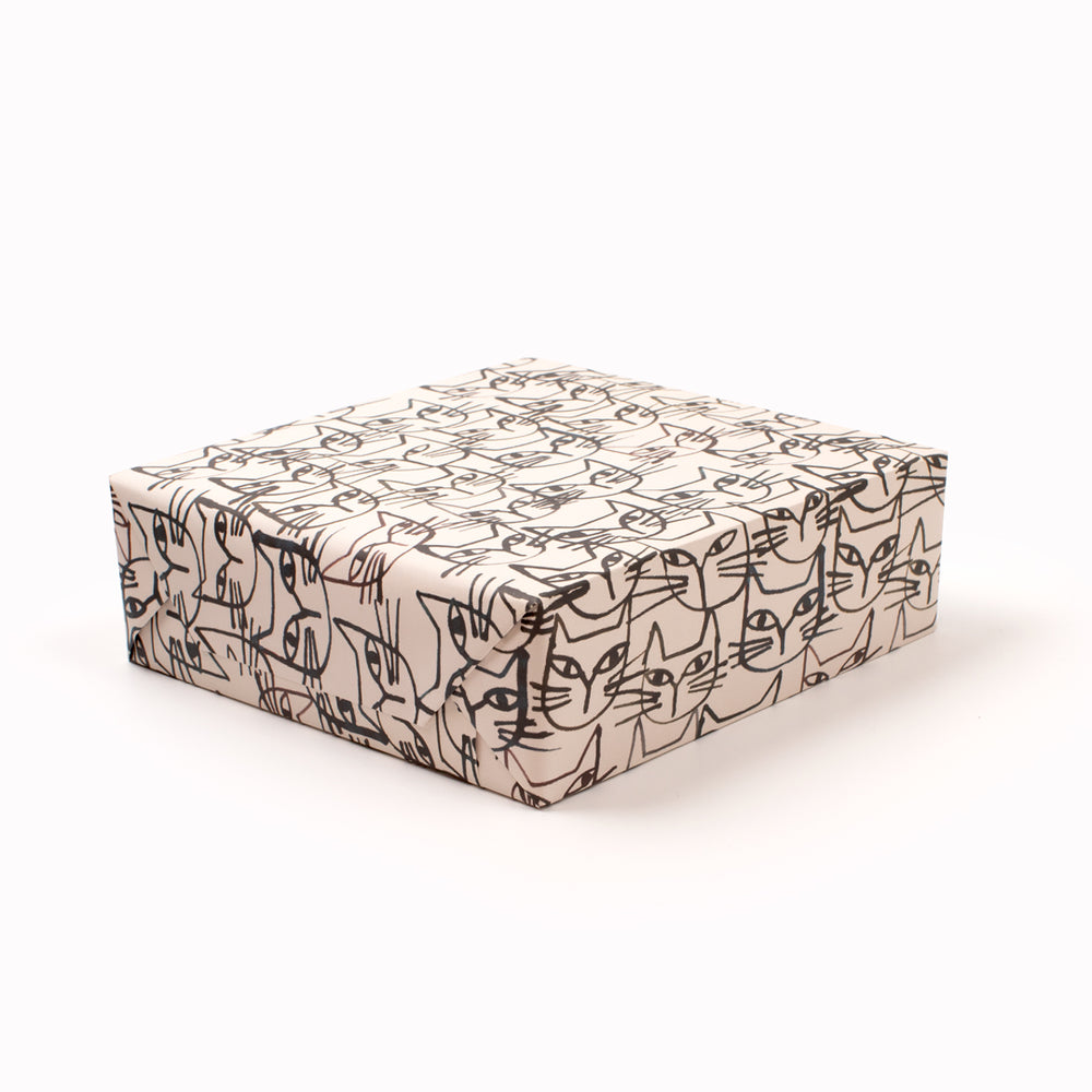 Inky Felines | Illustrative Gift Wrap Sheet