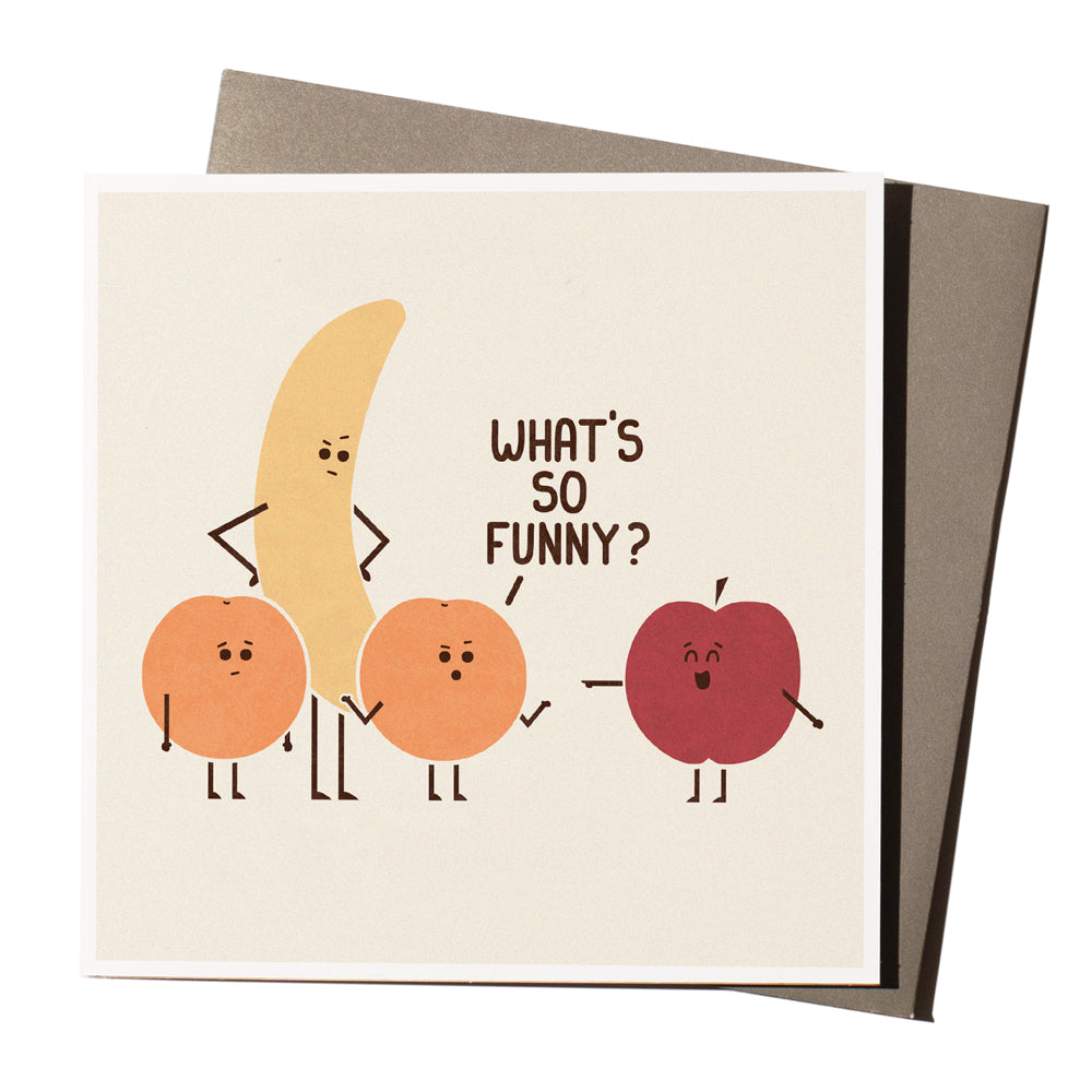 'Funny Fruit' Card