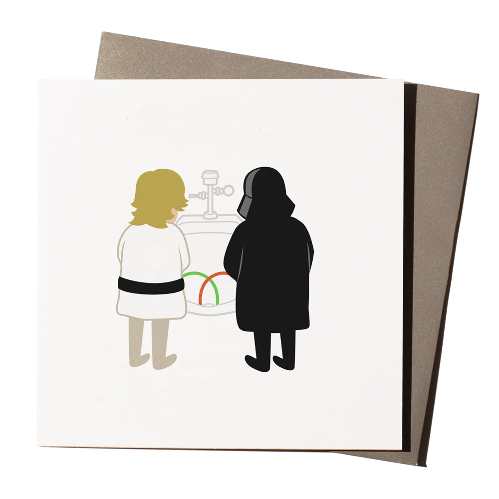 Sabre Fight | Humour Greeting Card