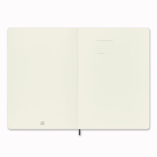 Inside Front Soft Cover Classic Notebook by Moleskine