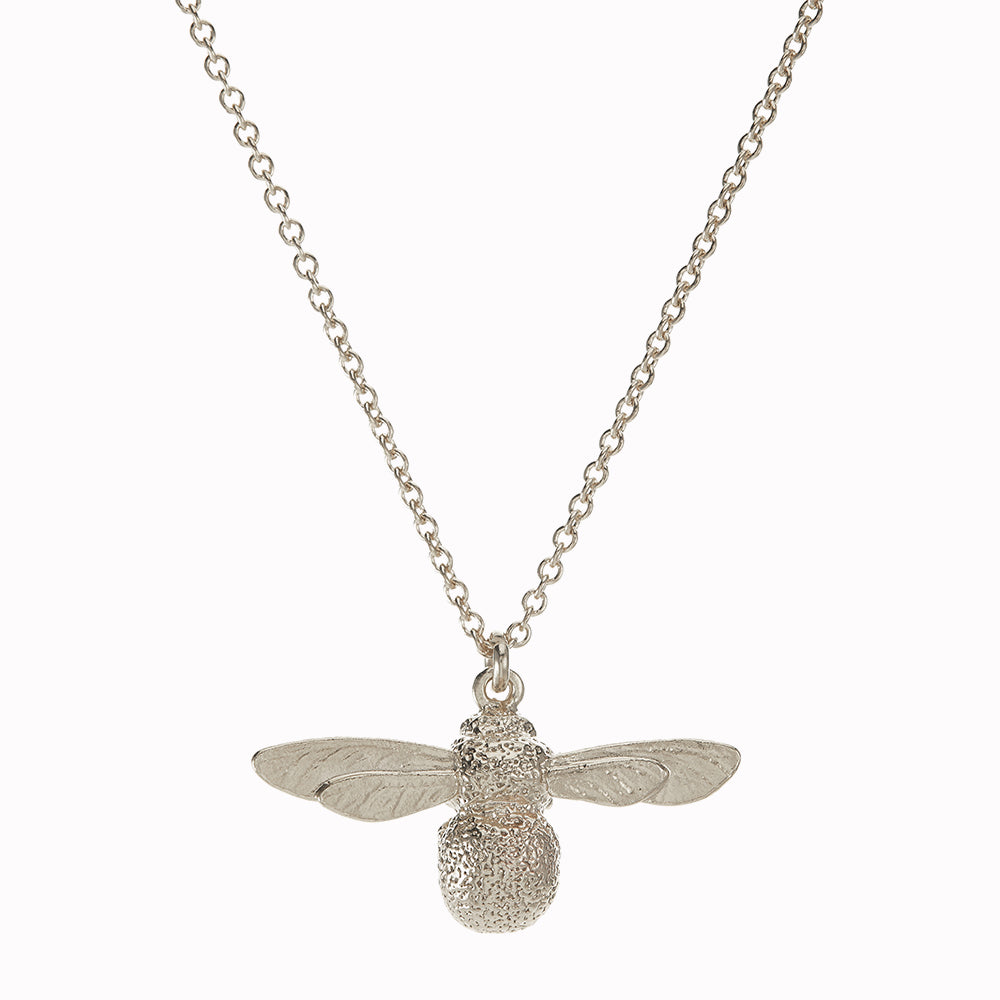 Nicely detailed Baby Bee necklace from Alex Monroe's Classics jewellery collection.
