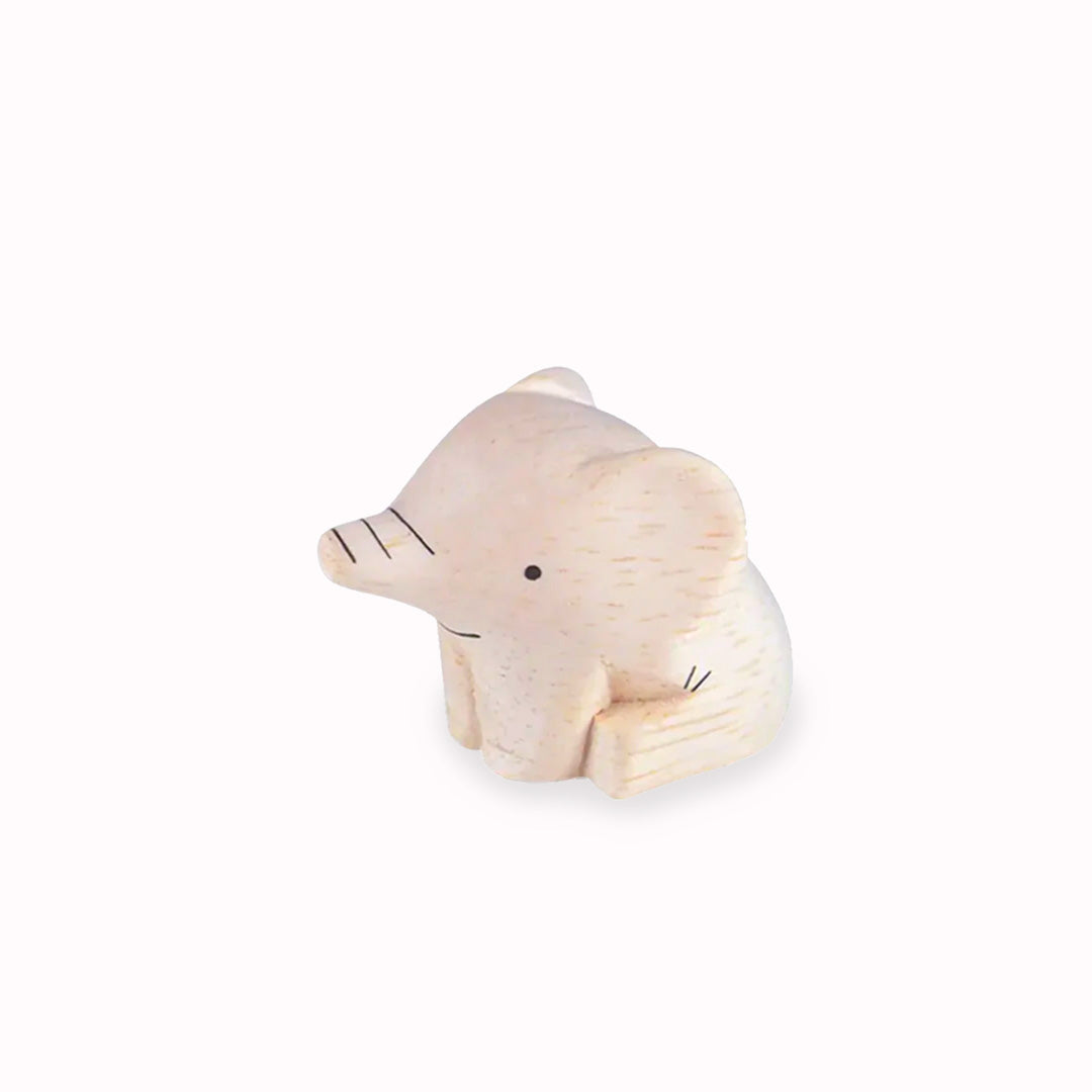 Baby Elephant Wooden Handmade Animal from T-Labs - Uniquely Handcrafted in Indonesia