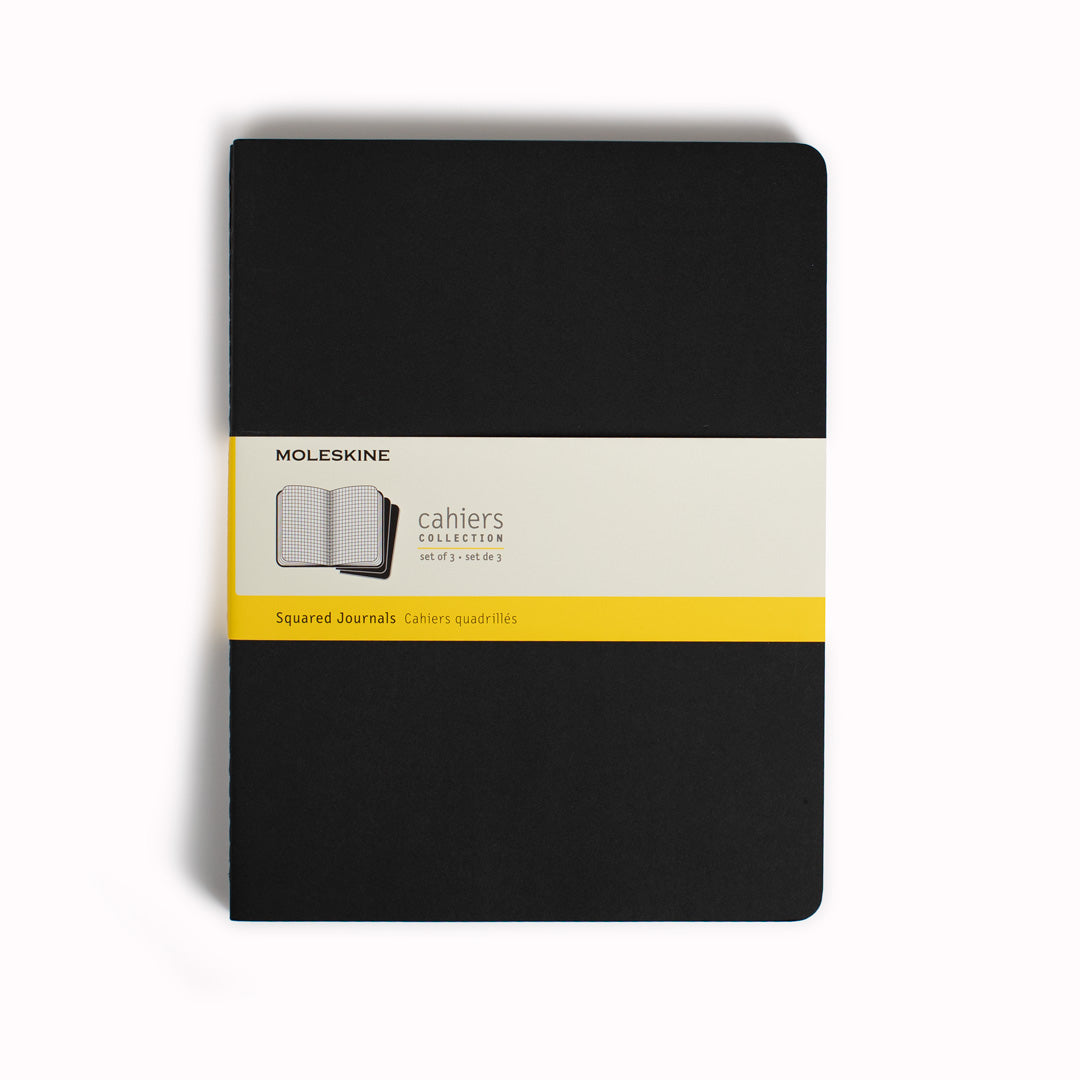 Black XLarge | Squared Cahier Journal from Moleskine