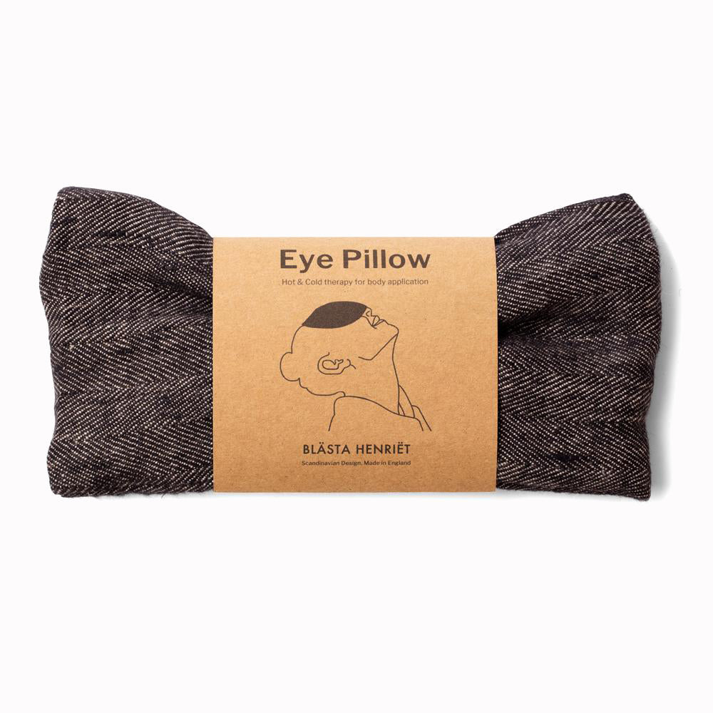 Blasta Henriet Herringbone Weave Unscented Wheat Filled Eye Pillow