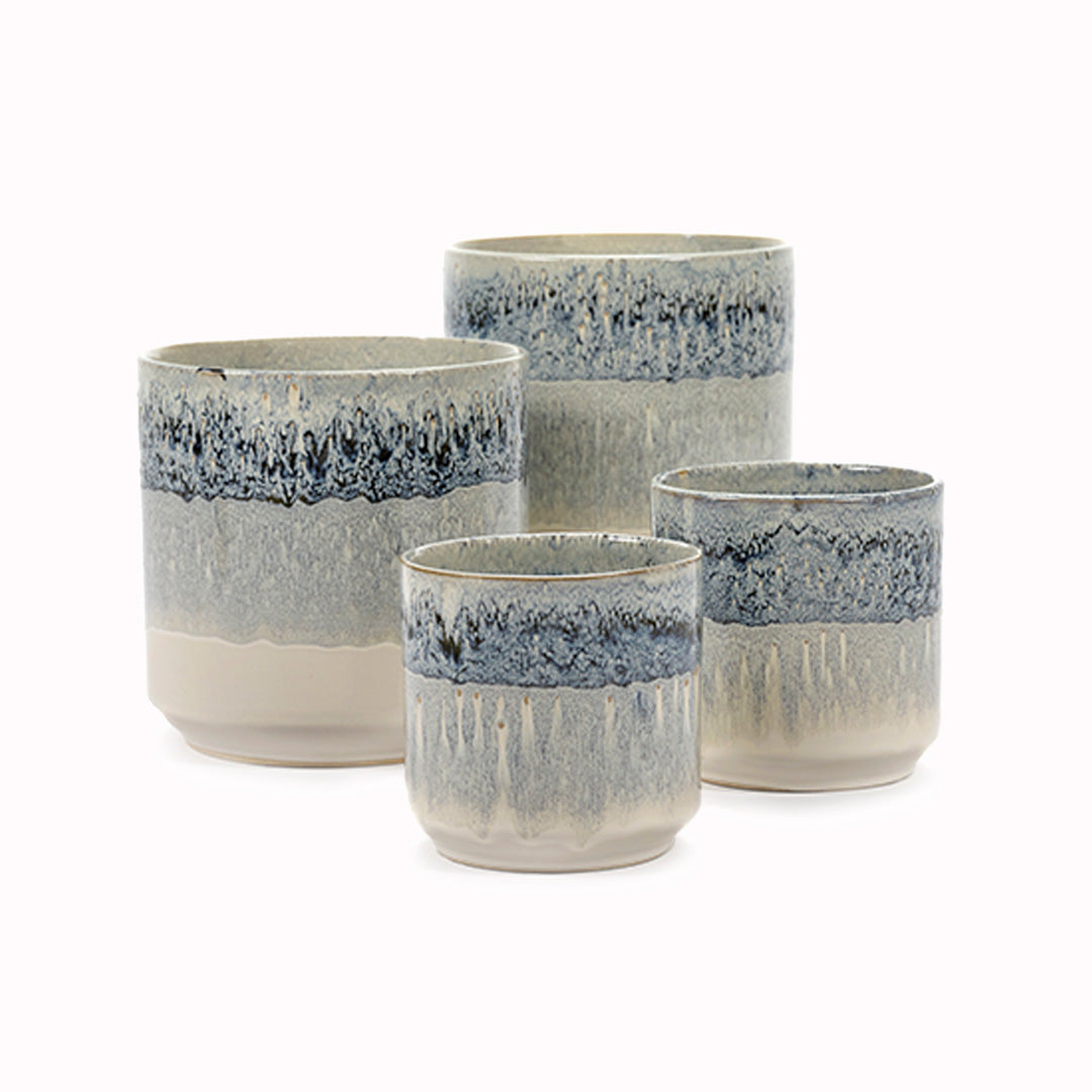 Ocean Blue Waves Planter Collection by Serax