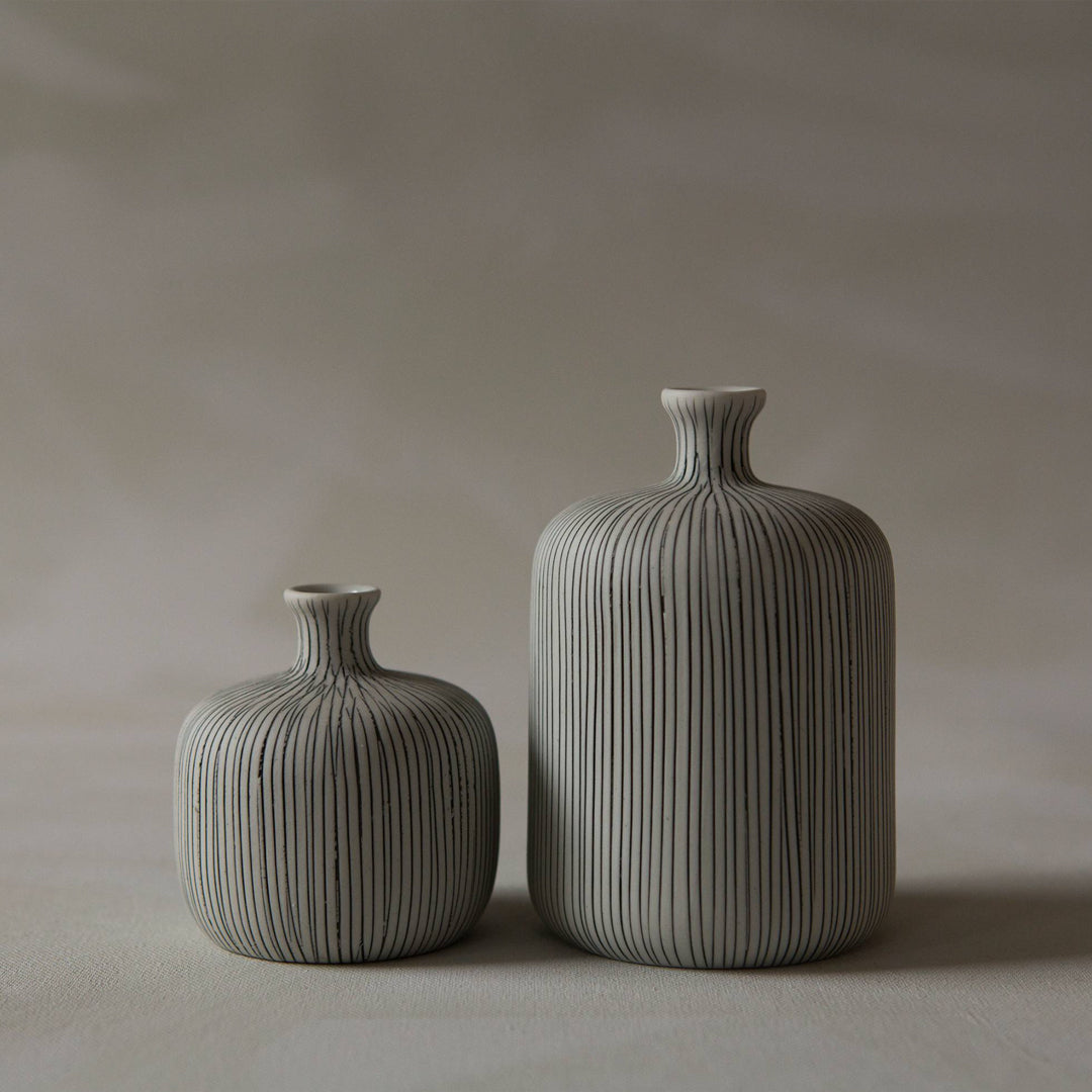 Bottle - Collection from Swedish design brand Lindform produce ceramics and glassware inspired by the organic tones of Scandinavian nature, while their simple shapes also draw influence from Japanese minimalist styling.