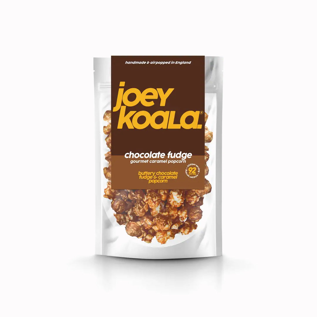 Chocolate Caramel Popcorn from Joey Koala is a delicious 'American dessert-inspired' gourmet popcorn. Air fried in the UK to a secret family recipe they produce fluffy popcorn and then coat with an amazing caramel and chocolate sauce it is then baked in the oven for a crunchy chocolate outer. Every bite explodes with flavour.