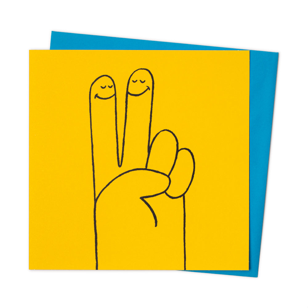 'Peace Hand' Card