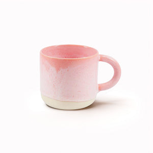 The Chug Mug by Studio Arhoj features their trademark thick, hand poured coloured glaze which means that each mug is unique. These superb mugs have a large handle and hold a good 'chuggable' serving of coffee or tea.