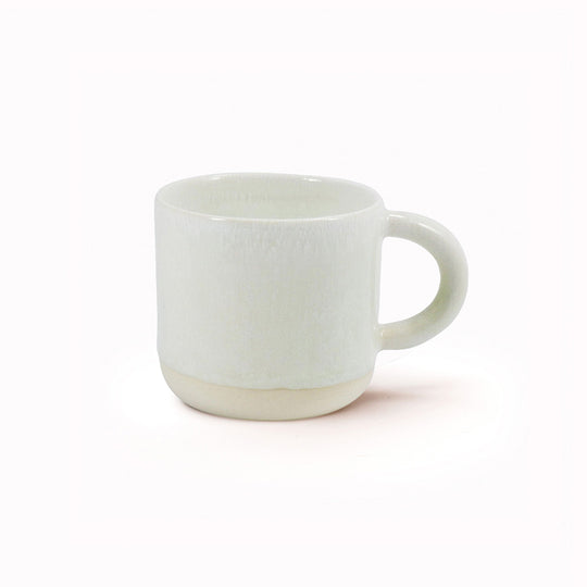The Chug Mug by Studio Arhoj features their trademark thick, hand poured coloured glaze which means that each mug is unique. These superb mugs have a large handle and hold a good 'chuggable' serving of coffee or tea.