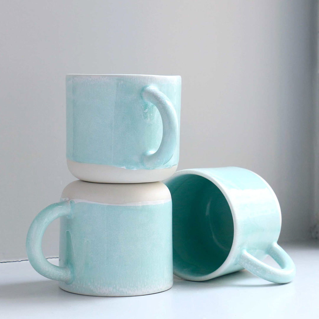 Spearmint Chug Mug Stack from Studio Arhoj