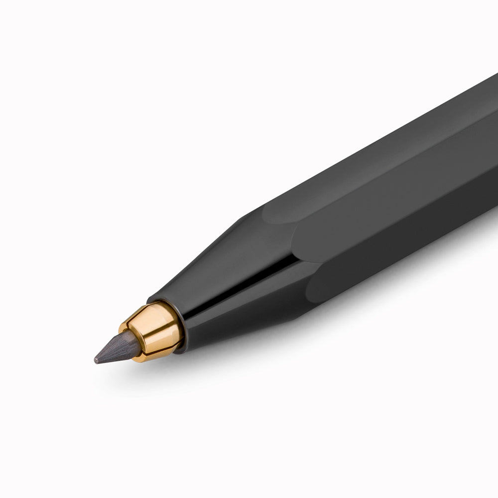 Skyline Sport - Black, Nib Detail - 3.2mm Clutch Pencil From Kaweco | Famed for their pocket-sized rollerballs and mechanical pencils, Kaweco have been designing and manufacturing precision writing implements since 1889.