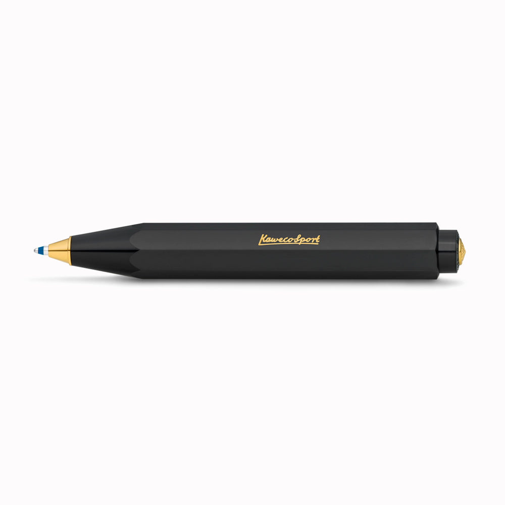 Classic Sport - Black Ballpoint Pen From Kaweco | Famed for their pocket-sized rollerballs and mechanical pencils, Kaweco have been designing and manufacturing precision writing implements since 1889.