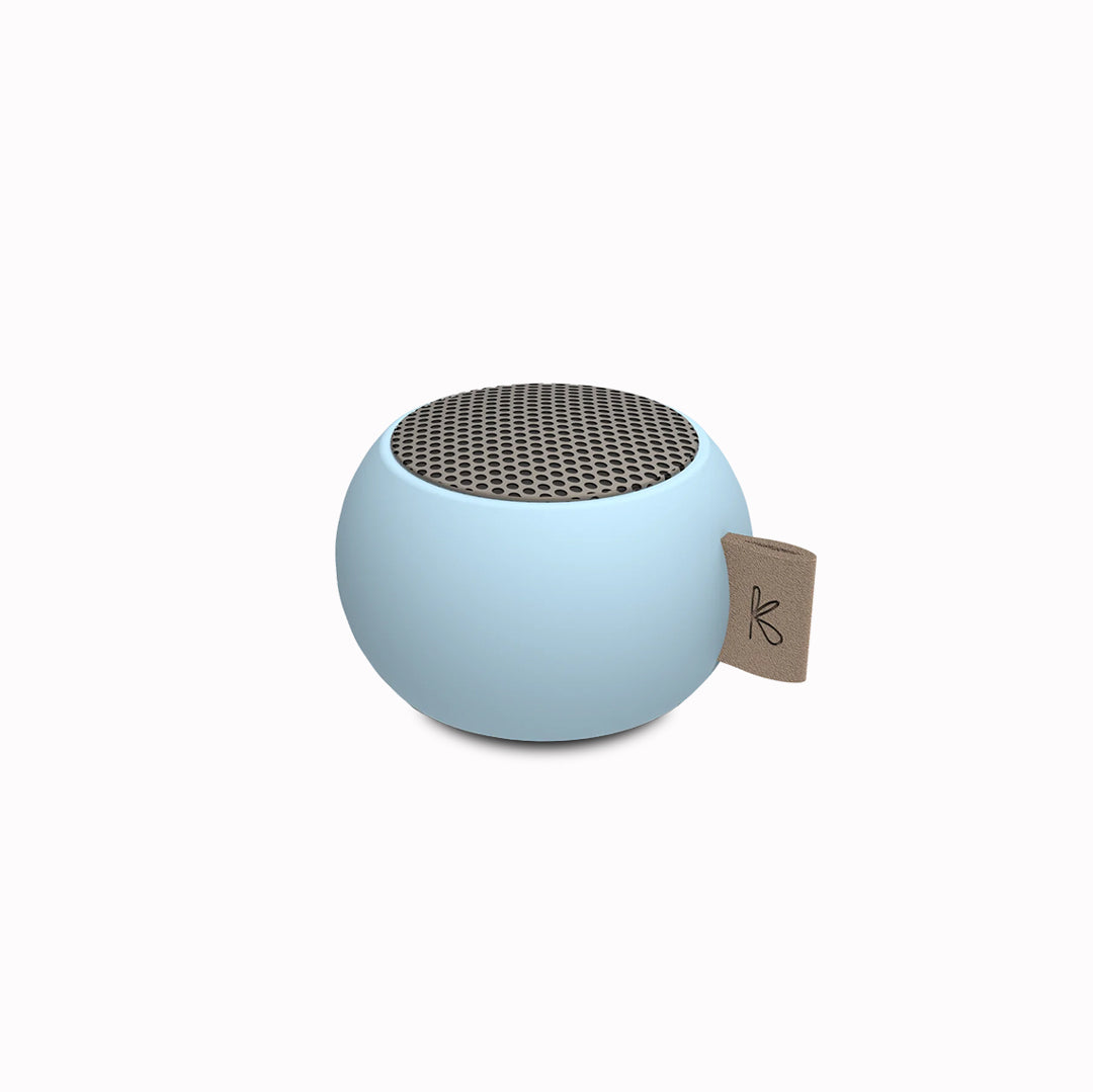 aGo mini Micro Bluetooth Travel Speaker in Cloudy Blue by Kreafunk