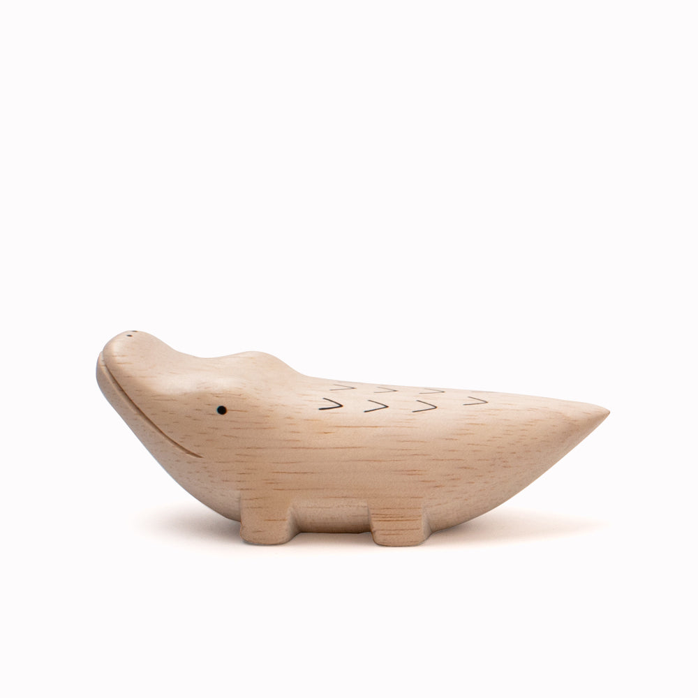 Crocodile Wooden Handmade Animal from T-Labs - Uniquely Handcrafted in Indonesia