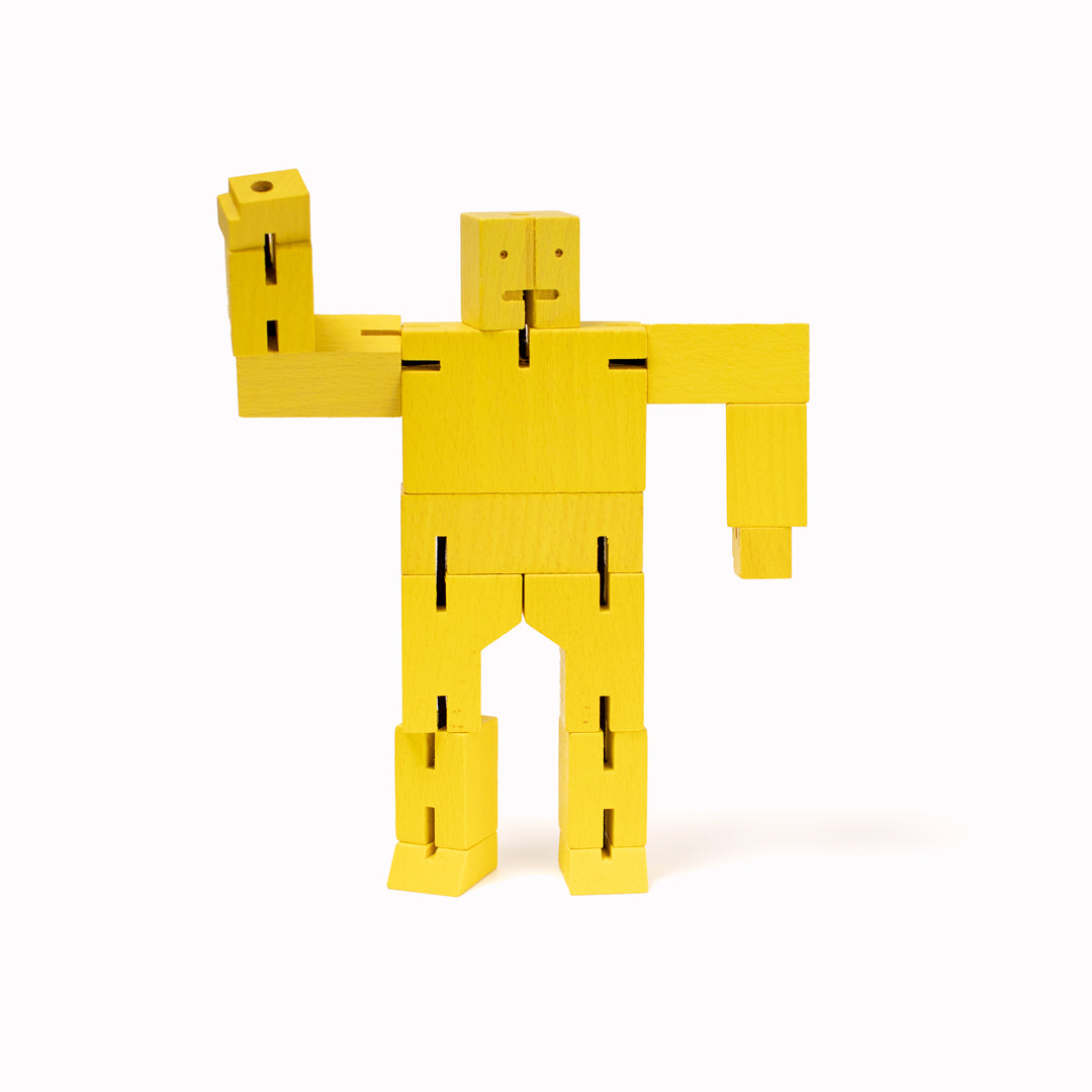 Cubebot | Robot Puzzle | Small | Yellow