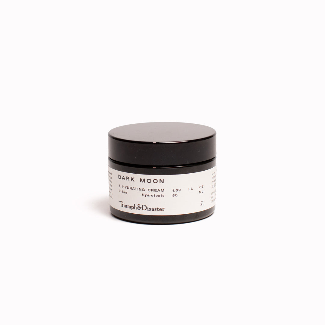 Dark Moon - overnight moisturiser for men from Triumph and Disaster is a scientifically engineered hydrating cream utilising Vitamin C, Olive and Horopito to facilitate healthy, vibrant skin.