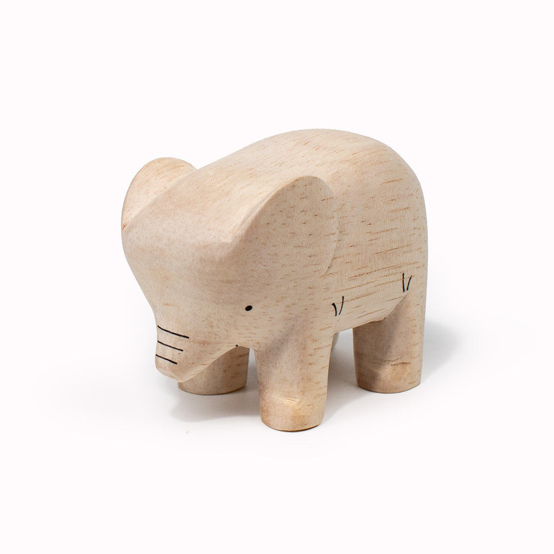 Elephant Wooden Handmade Animal from T-Labs - Uniquely Handcrafted in Indonesia