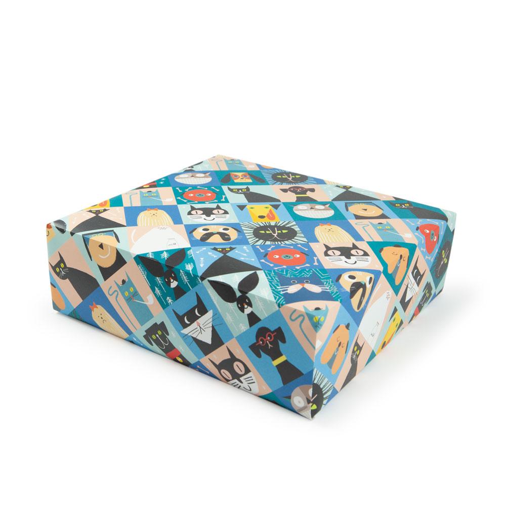 'Cats and Dogs' Gift Wrap