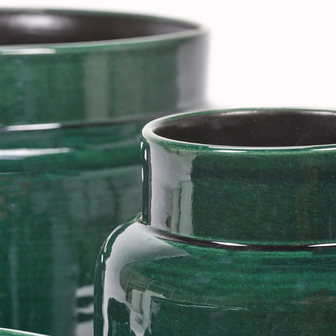 Dark Green | Glazed Shades Vase detail for Serax