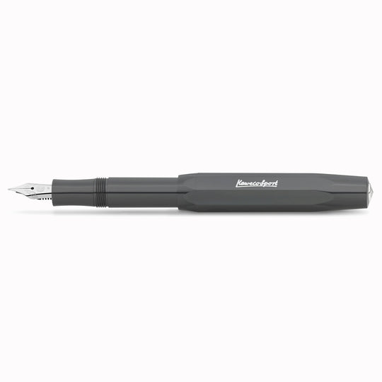 Skyline Sport - Grey Fountain Pen From Kaweco | Famed for their pocket-sized rollerballs and mechanical pencils, Kaweco have been designing and manufacturing precision writing implements since 1889.