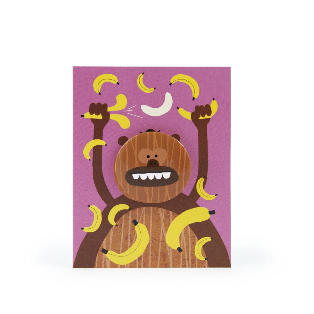 'Monkey' Badge Card