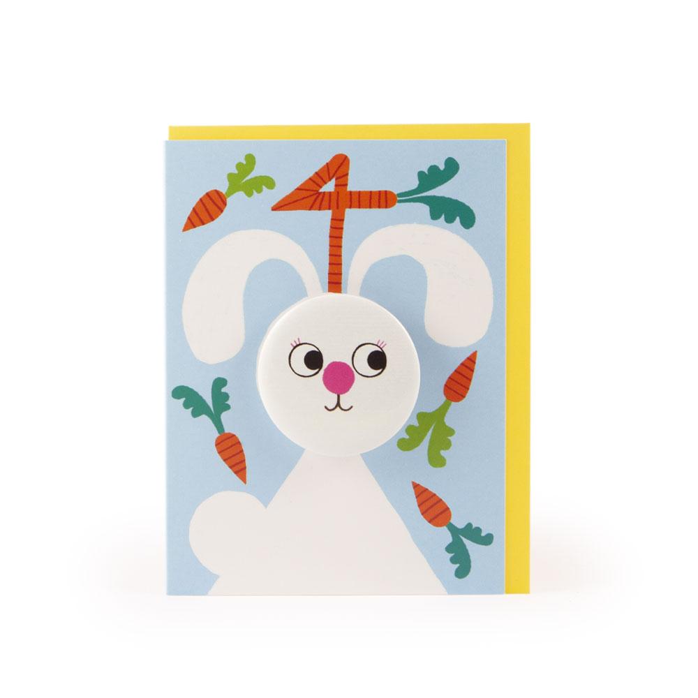 'Rabbit' Age 4 Badge Card
