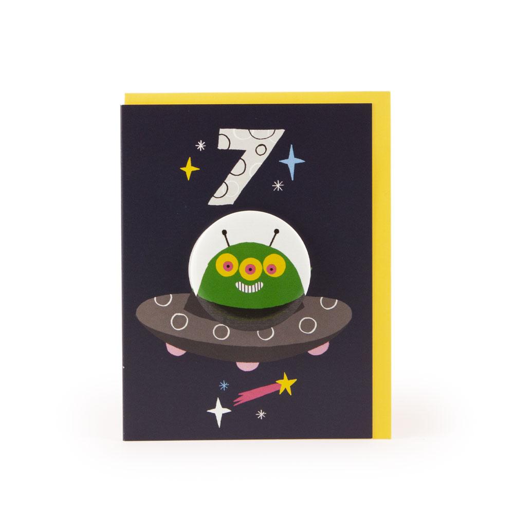 'Alien' Age 7 Badge Card