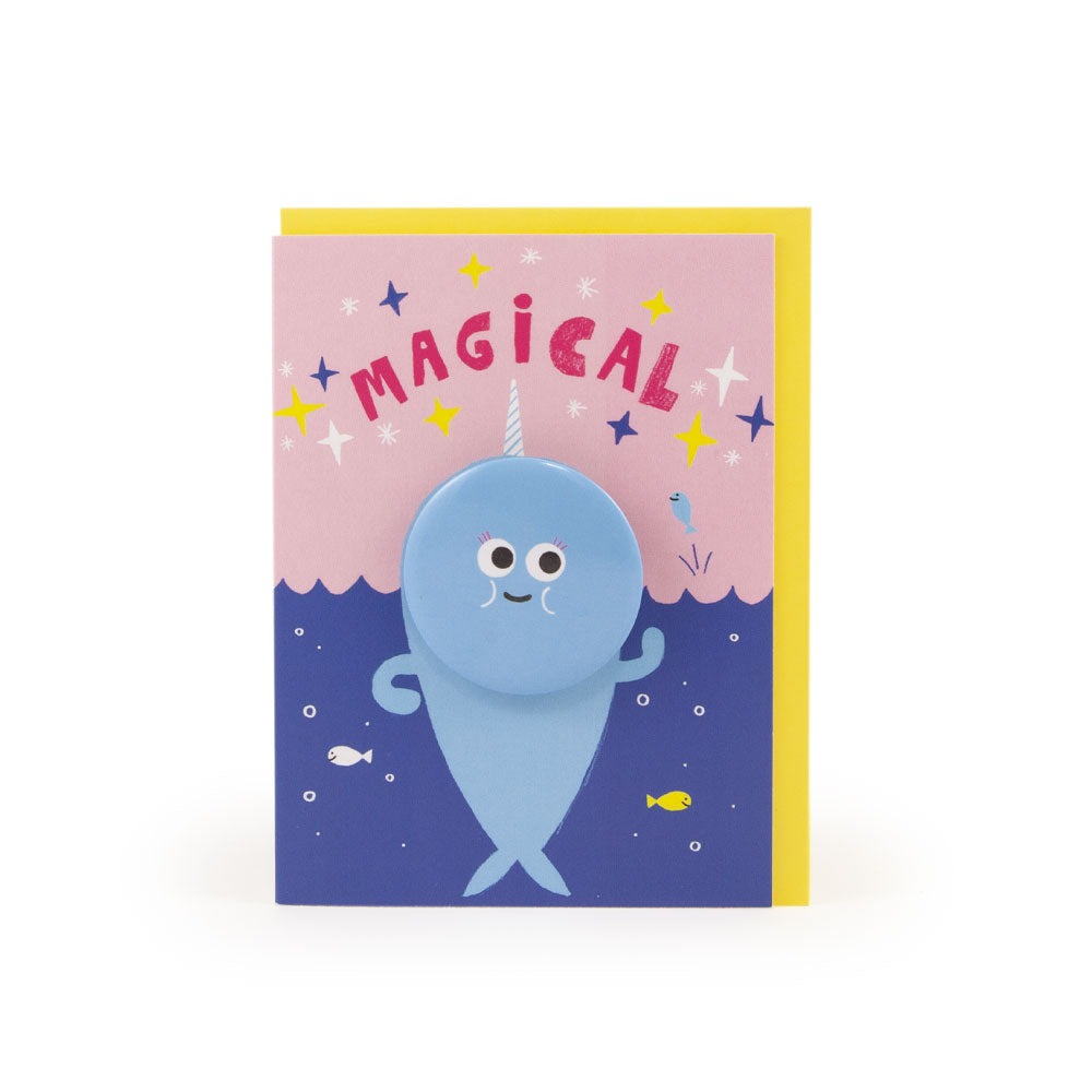 'Narwhal' Badge Card