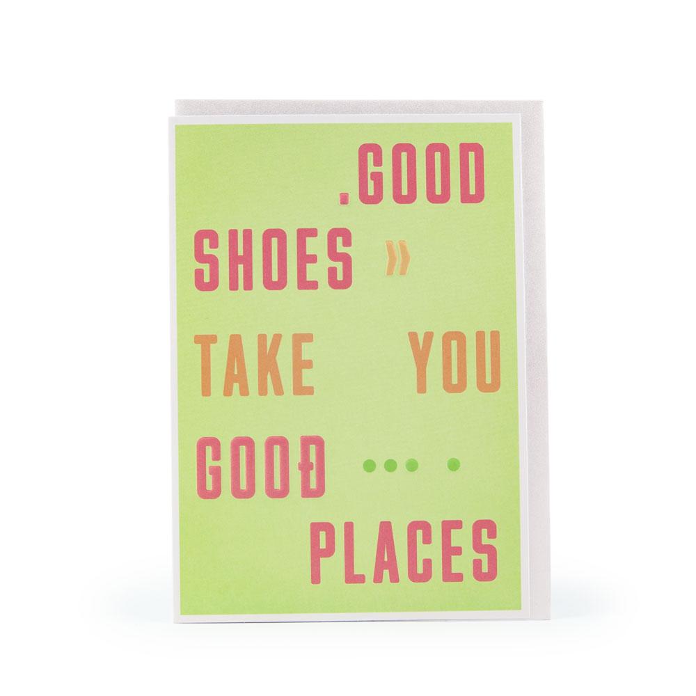 'Good Shoes' Card